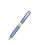 (Blue) Mini Portable Pen Type Level With Hexagonal Drill Bit Screwdriver Ruler 1