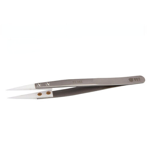 Non-inductive Ceramic Stainless Steel Handle Tweezer 2