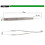 Non-inductive Ceramic Stainless Steel Handle Tweezer 8