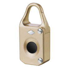 (Gold) Anti-theftl Electronic Smart Fingerprint Padlock Outdoor Travel Suitcase Bag Lock