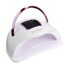 (Purple, UK Plug) 250W LED Nail Dryer UV Lamp Gel Nail Polish Fast Curing Light Timer Sensor Manicure Machine