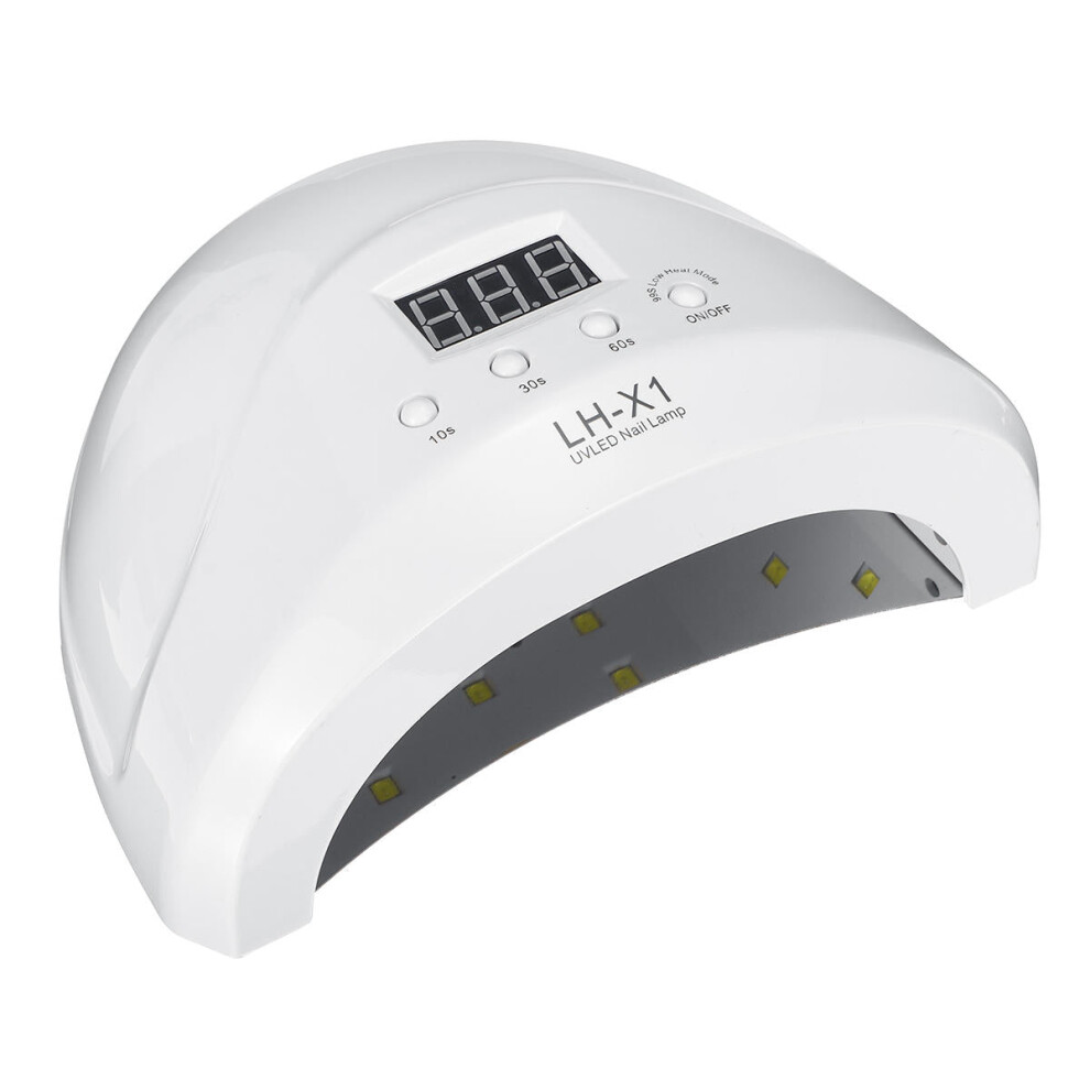(White, AU Plug) 250W UV Nail Lamp Quick Sensor 30 LED Light Polish Gel Dryer Art Curing Polish Gel Dryer Machine