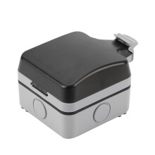 (Single) Single/Double Outdoor Plug Socket Box Waterproof Electrical Switched Protecter