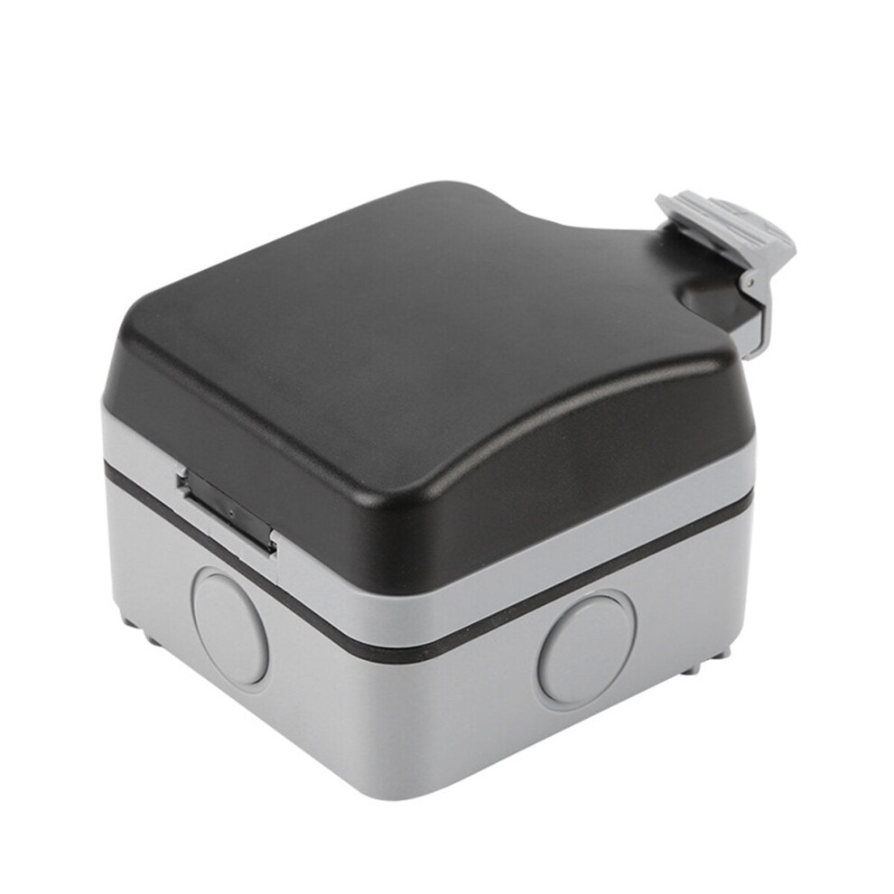 (Single) Single/Double Outdoor Plug Socket Box Waterproof Electrical Switched Protecter