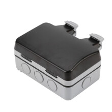 (Double) Single/Double Outdoor Plug Socket Box Waterproof Electrical Switched Protecter