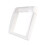 (White) EU Standard Socket Waterproof Cover Plastic Decorative for Light Switch 7