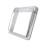 (White) EU Standard Socket Waterproof Cover Plastic Decorative for Light Switch 5