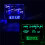 (Black) Model B Fluorescent Message Board Alarm Clock Memo Calendar Thermometer Light 6