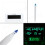 (Black) Model B Fluorescent Message Board Alarm Clock Memo Calendar Thermometer Light 2