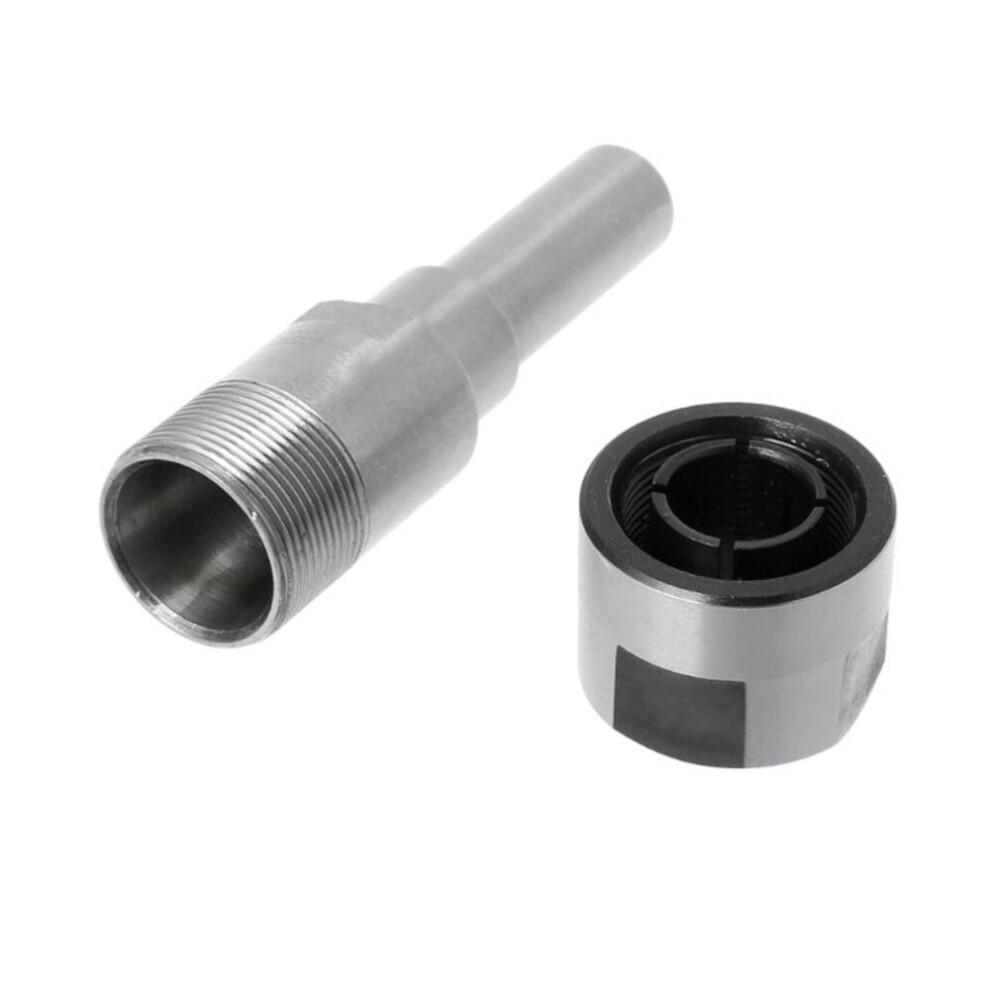 (12mm Shank) 1/4 1/2 Inch 8/12mm Straight Shank Lathe Chuck Collet Engraving Machine Extension Rod