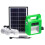 (Black) Portable bluetooth Solar Generator System Emergency LED Light Bulb Camping Radio Player+Remote Control 14