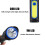 6303B 2000mAh COB LED Work Lamp 18650 USB Rechargeable Magnet Flashlight Camping Tent Light Light 8