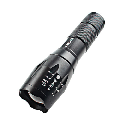 (flashlight only) LED Flashlight 18650 Torch Work Light Headlamp Headlight Fishing Lamp 1