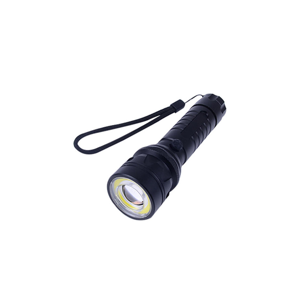 4Modes Body Switch Zoomable LED Flashlight 18650/AAA
