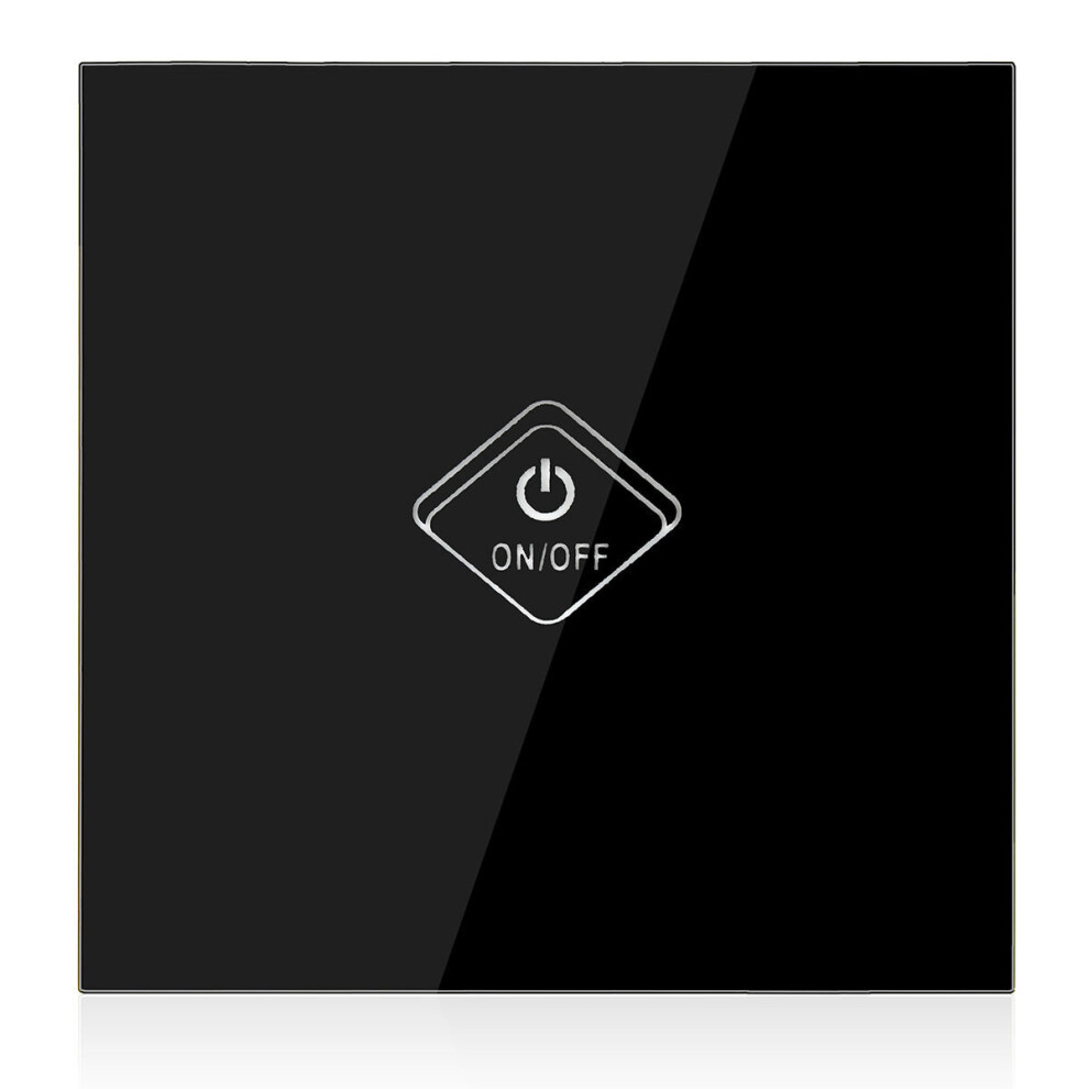 (UK Standard 1 Gang) 1/2/3/4Gang WIFI Smart Wall Light Remote Touch Switch Panel work with Alexa /Google Home