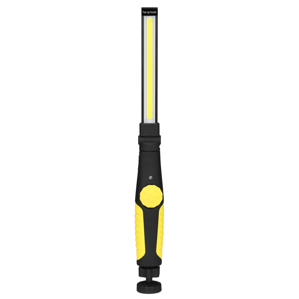 (Yellow) Rotated Fold able Magnetic USB Rechargeable COB LED Work Lights
