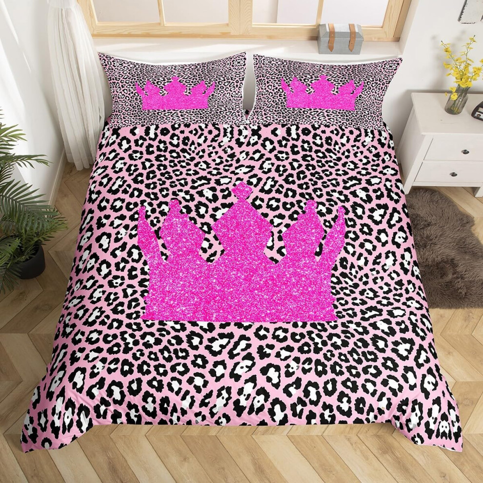 (Pink Black, Super King(No Comforter)) Coffee Gnome Bedding Set Double,Cartoon Gnome for Coffee Lovers Duvet Cover,Brown And White Gnome Comforter Cov
