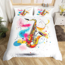 (Yellow Blue White, King(No Comforter)) High Heels Bedding Set Romantic Petals Print Double Comforter Cover Woman Girls Pink Decor for Bedroom,Paris Eiffel Tower Pattern Duvet Cover Couple