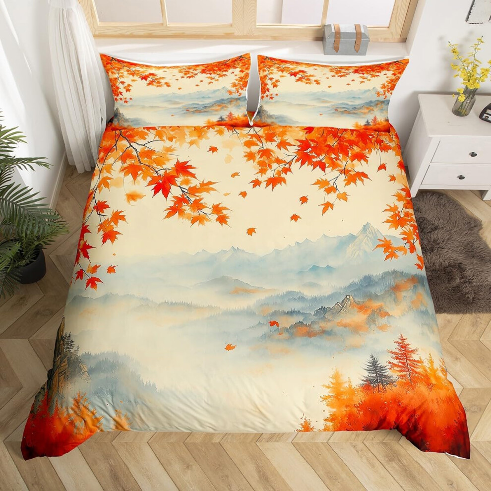 (Orange Yellow, Single(No Comforter)) High Heels Bedding Set Romantic Petals Print Double Comforter Cover Woman Girls Pink Decor for Bedroom,Paris Eif-image-OPC-PGPF6HW-NEW