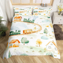 (Yellow Green White, Super King(No Comforter)) High Heels Bedding Set Romantic Petals Print Double Comforter Cover Woman Girls Pink Decor for Bedroom,Paris Eiffel Tower Pattern Duvet Cover Couple