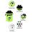 AMc Rock climbing Panda Design chalk Bag with Adjustable Belt  Fluorescent 5