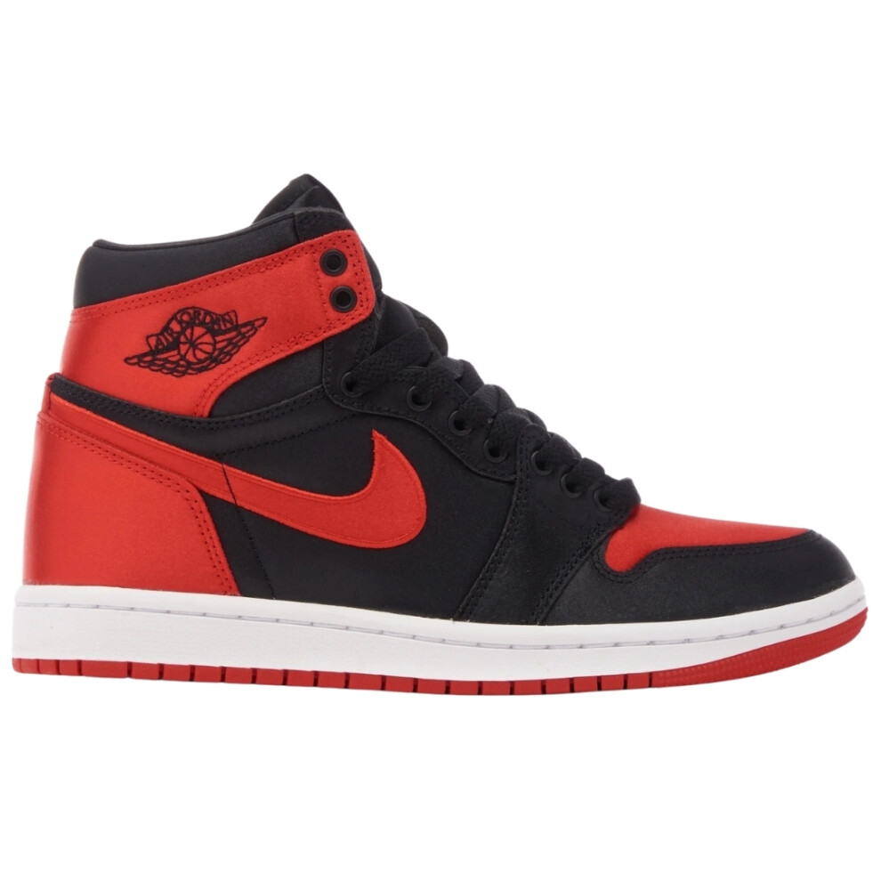 (UK 8.5) Nike Air Jordan 1 Retro High OG Sain Bred Red High Top Sneakers
