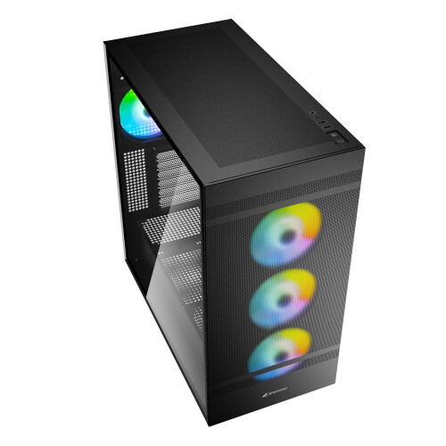 Case PC - SHARKOON - Rebel C50 - Nero - RGB - ATX