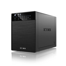Levykehtolaite - RaidSonic - ICY BOX IB-RD3640SU3 - eSATA 3Gb/s - Musta - 7-napainen ulkoinen ATA-sarja