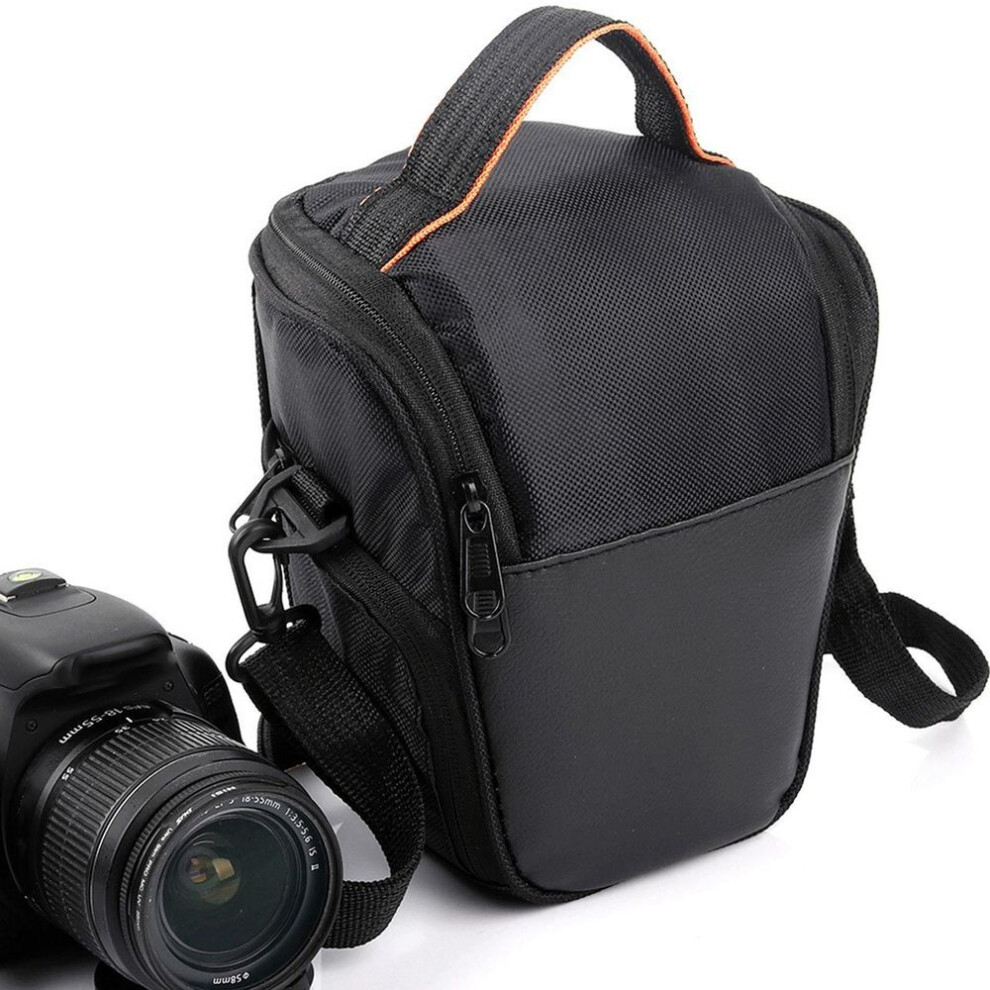 Dslr Slr Mirrorless Camera Bag Waterproof Camera Shoulder Bag For Photographers Black