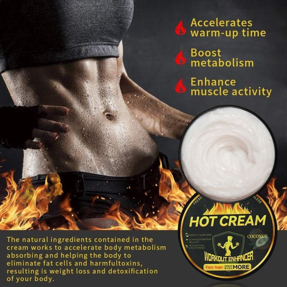 (60G) Organic Quick Sweat Waist Weight Loss Hot Slim Cream Body Belly Fat Burning Slimming Cream