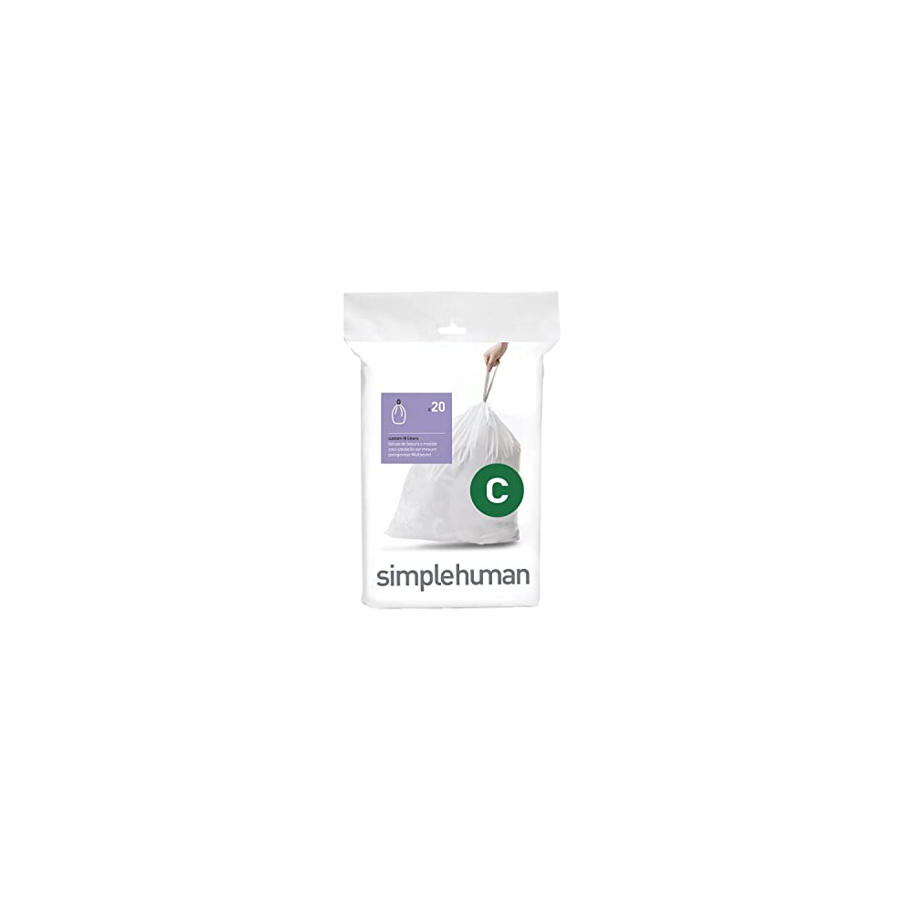 Sacs poubelle Simplehuman de 10     12 litres, 26     32 gallons, 20 sacs (lot de 3)