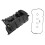 NTY ENGINE VALVE COVER FOR MINI COOPER 1.6 06- ONE 1.4 06- 1.6 10- 4