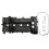 NTY ENGINE VALVE COVER FOR FORD S-MAX GALAXY 2015- KUGA 2012- 5