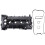 NTY ENGINE VALVE COVER FOR FORD EDGE 2012-,ESCAPE 2013- 4