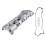 NTY ENGINE VALVE COVER FOR PORSCHE CAYENNE 4.8 4.8T 11- 4