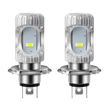 2 stücke HS1 Birne H4 Motorrad Scheinwerfer CSP 1860 SMD PX43t 35/35W Fern-/Abblendlicht 2000LM 6500K DC 9-80V