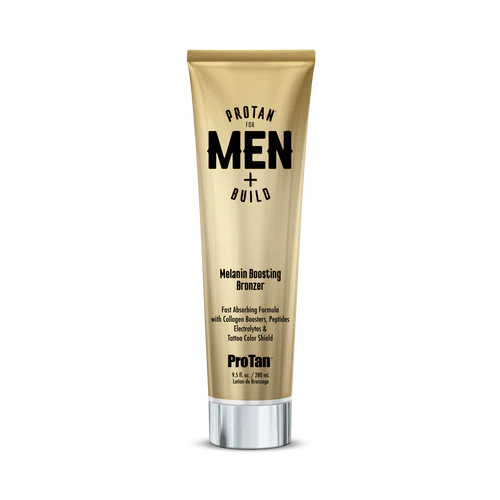 Pro Tan Men Build Melanin Boosting Bronzer Collagen Booster