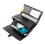 (Black) New RFID Genuine Leather Women Long Wallets Name E 1