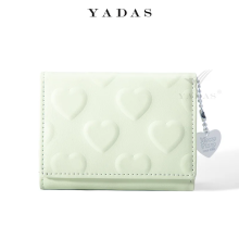 (green) Womeninchs Money Clip Solid Color Love Imprinted P