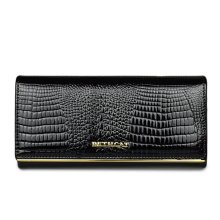 (black) Luxury Womeninchs Genuine Leather Wallet Crocodile