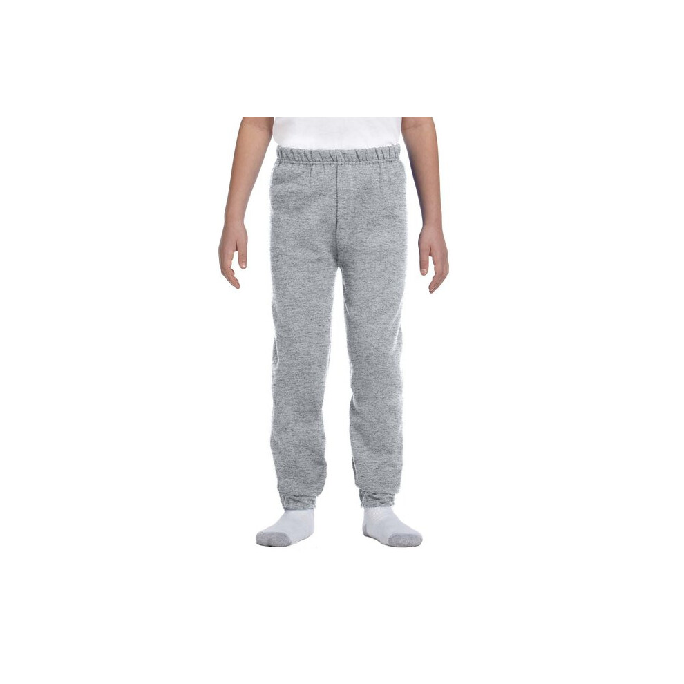 Jeugd Nublend Fleece Joggingbroek - Zwart - S(D0102H2Hxug)-image