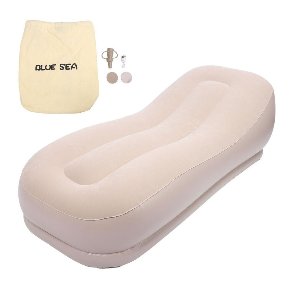 Self Inflating Sofa Fast Inflation Ergonomic Skin Friendly Inflatable Couch Portable Blow Up Sofa