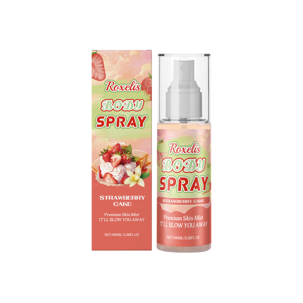 Rochelis Spray Corporal De Fragancia De Pastel De Fresa - Duradero, 100Ml-image