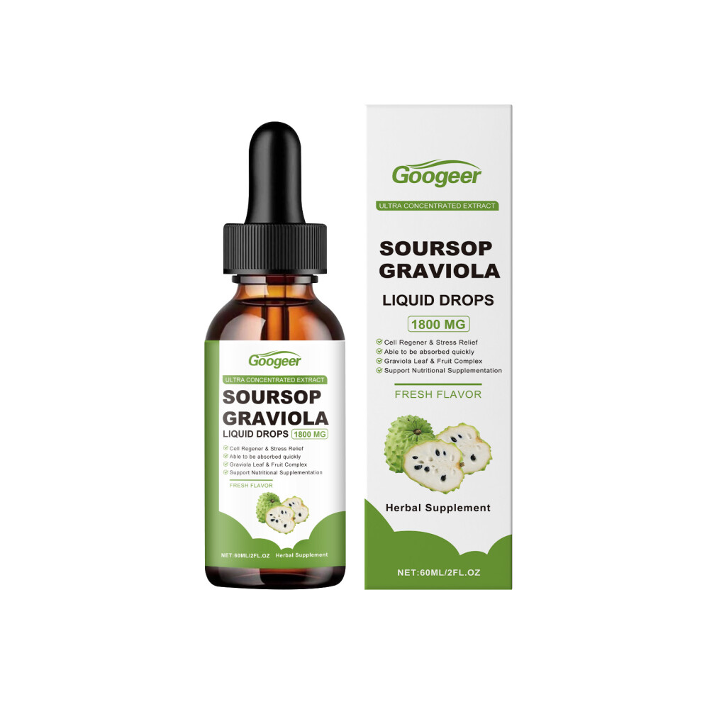 Googeer Gouttes de Sant?? Immuno-Boostantes - Extrait de Feuille de Menthe pour le Bien-??tre 60ml