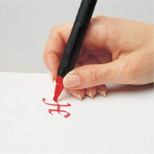 Pennarello per calligrafia ProFolio by Itoya Double Header, punte da 1,5 mm e 3 mm, nero