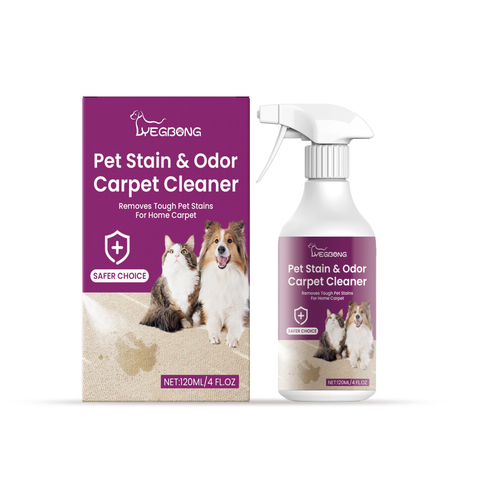 Yegbong Nettoyant Tapis pour Taches d'Animaux - D??sodorisant pour Chat et Chien - 120ml