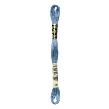 DMC 117-3755 Mouline Stranded Cotton Six Strand Embroidery Floss Thread Baby Blue 8,7-yard
