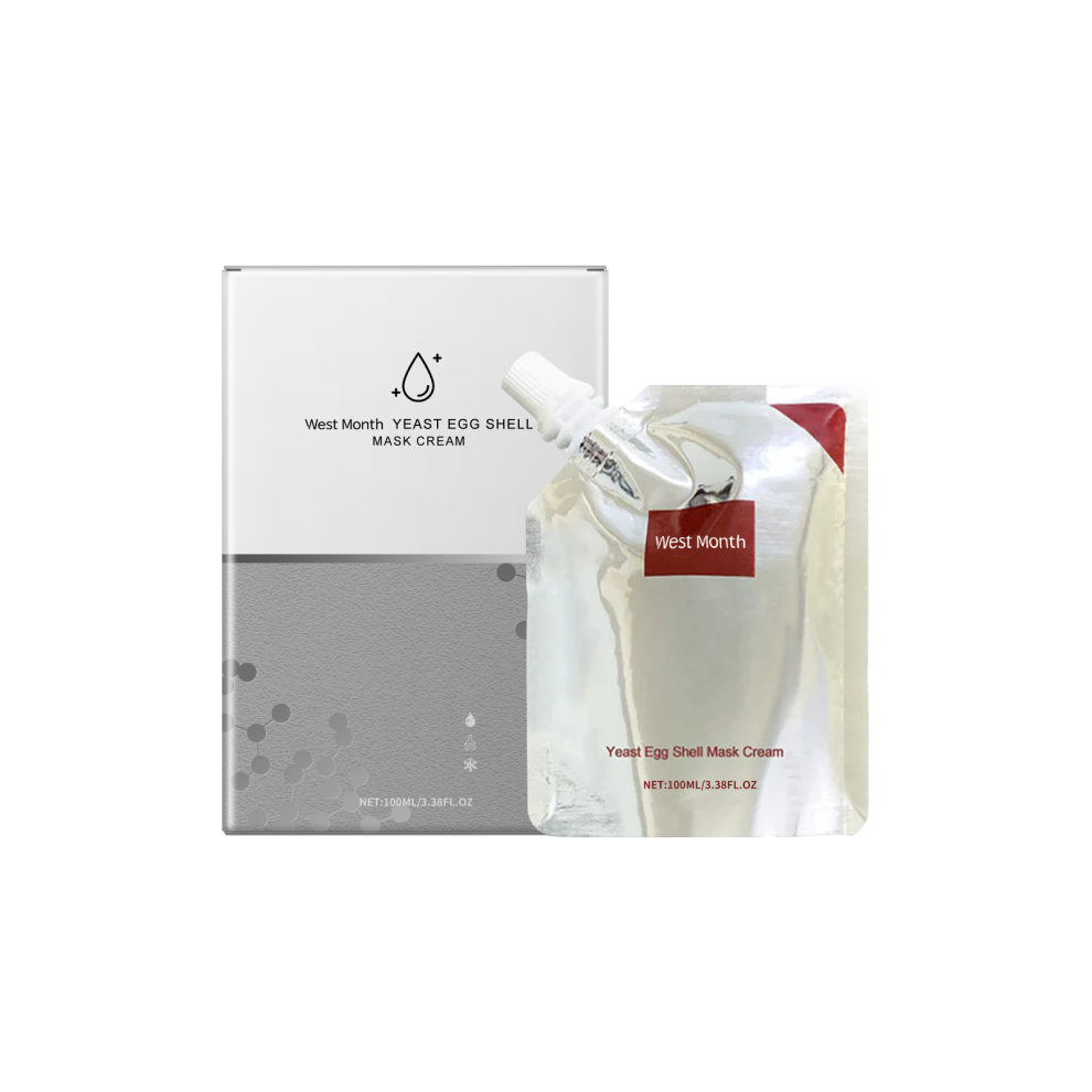 West&Month Yeast Eggshell Peel Mask - Hydratant & ??Claircissant, 100Ml-image