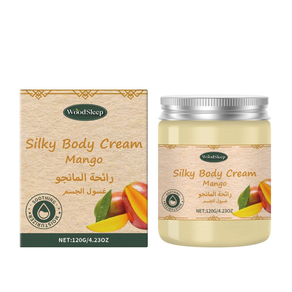 WoodSleep Mango Cr??me Hydratante - Soin Nourrissant et Hydratant pour la Peau 120g