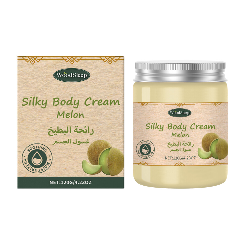 WoodSleep Cr??me Hydratante Melon d'Eau - Soin Doux pour la Peau de B??b?? - 120g